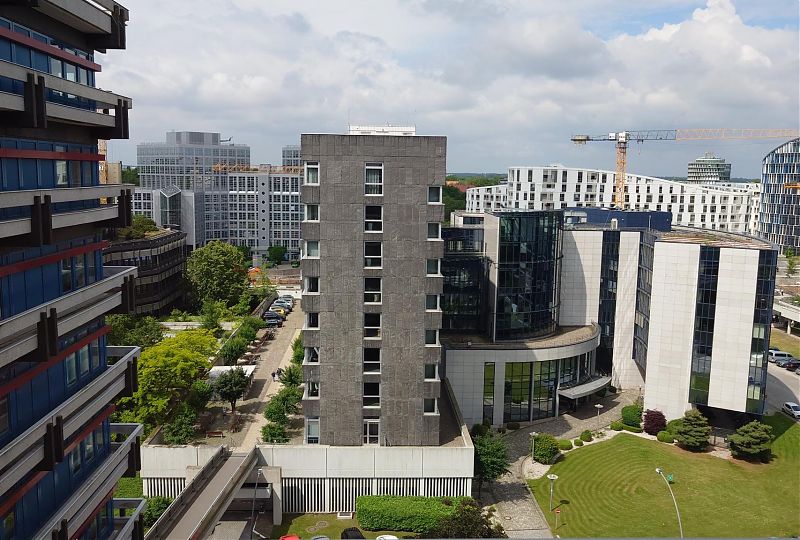 Blick aus dem neuen Büro.